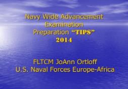 TIPS Navy Advancement PowerPoint Presentation