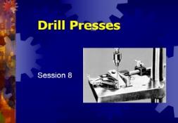 Drilling Machines Skilled Trades Math PowerPoint Presentation