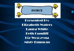 Divorce Appalachian State University PowerPoint Presentation