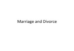 Marriage and Divorce Welcome to the University of Warwick PowerPoint Presentation
