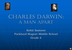 Charles Darwin A Man Apart Home PowerPoint Presentation