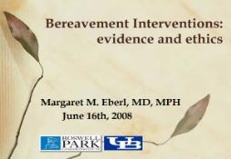 Bereavement Interventions PowerPoint Presentation