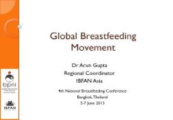 International Baby Food Action Network (IBFAN) the Global PowerPoint Presentation