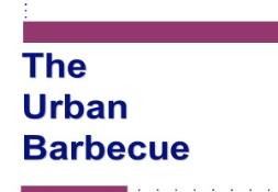 The Urban Barbecue PowerPoint Presentation