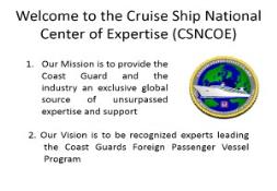 Welcome to the Cruise Ship National Center of Expertise PowerPoint Presentation