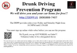 Drunk driving prevention program PowerPoint Presentation