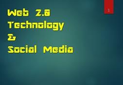Web 2 0 Technology and Social Media PowerPoint Presentation