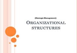 Organizational Structures Powerpoint Presentation