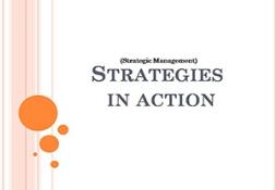 Strategies in Action Powerpoint Presentation