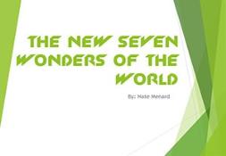 Seven Wonders Of The World Powerpoint Presentation