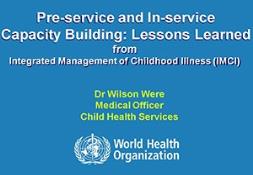 Integrated Management of Childhood Illness Powerpoint Presentation