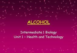 Alcohol Powerpoint Presentation