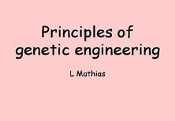 Genetic Engineering Powerpoint Presentation