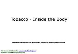 Tobacco Powerpoint Presentation