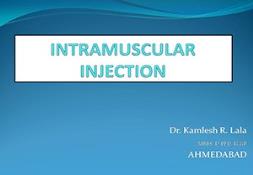 Intramuscular Injection PowerPoint Presentation