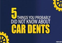 5 things you probably did not know about car dents PowerPoint Presentation