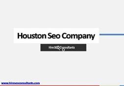 Houston Seo Experts in Us Powerpoint Presentation