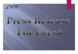Event For Press Release News Powerpoint Presentation