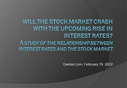 The Relationship Between Interest Rates and the Stock Market PowerPoint Presentation