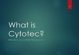 What is Cytotec Abortion Pill Powerpoint Presentation