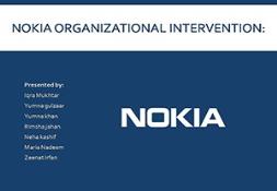 Nokia Organizational Interventions PowerPoint Presentation