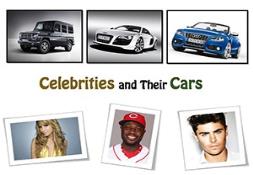 Celebrities and their cars Powerpoint Presentation