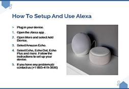 How To Setup And Use Alexa Powerpoint Presentation