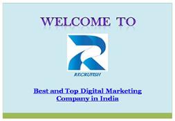 Best and Top Digital Marketing Company in India Powerpoint Presentation