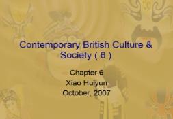 Contemporary British Culture PowerPoint Presentation