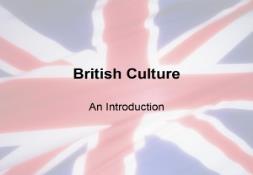 British Culture Overview PowerPoint Presentation