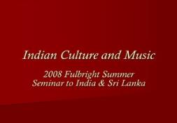 Indian Culture and Music PowerPoint Presentation