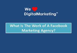 What Is The Work of A Facebook Marketing Agency? Powerpoint Presentation