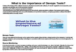Devops Tools PowerPoint Presentation