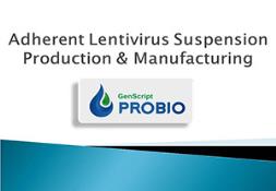 Adherent Lentivirus Suspension Production and Manufacturing Powerpoint Presentation