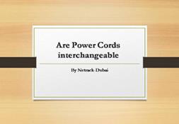 Are Power Cords Interchangeable PowerPoint Presentation