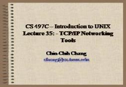 TCP IP Networking Tools PowerPoint Presentation
