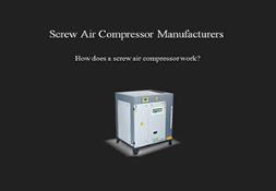 Screw Air Compressor Manufacturers PowerPoint Presentation