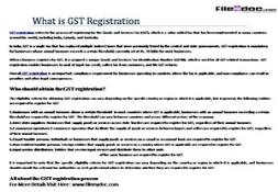 What is GST Registration Powerpoint Presentation