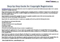 Step-by-Step Guide for Copyright Registration Powerpoint Presentation