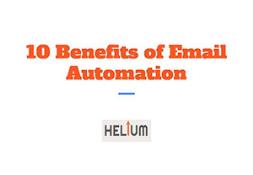 Benefits of Email Automation Powerpoint Presentation