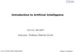Introduction to Artificial Intelligence PowerPoint Presentation