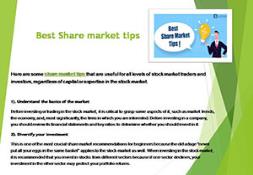 Best Share Market Tips PowerPoint Presentation