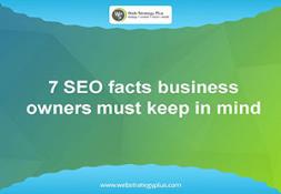 7 SEO Facts Business Owners must Keep in Mind PowerPoint Presentation