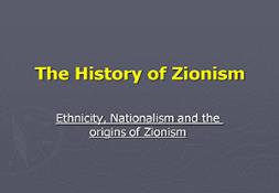 The History of Zionism PowerPoint Presentation
