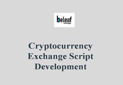 Cryptocurrency Exchange Script Development PowerPoint Presentation