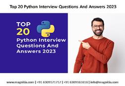 Top 20 Python Interview Questions And Answers 2023 PowerPoint Presentation