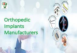Orthopedic Implants Manufacturers and Suppliers PowerPoint Presentation