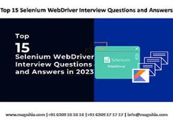 Top 15 Selenium WebDriver Interview Questions and Answers PowerPoint Presentation