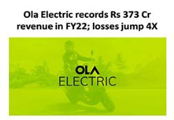Ola Electric Records PowerPoint Presentation