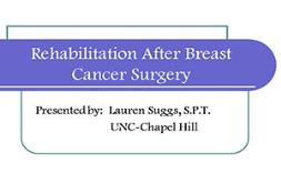 Rehabilitation After Breast Cancer Surgery PowerPoint Presentation